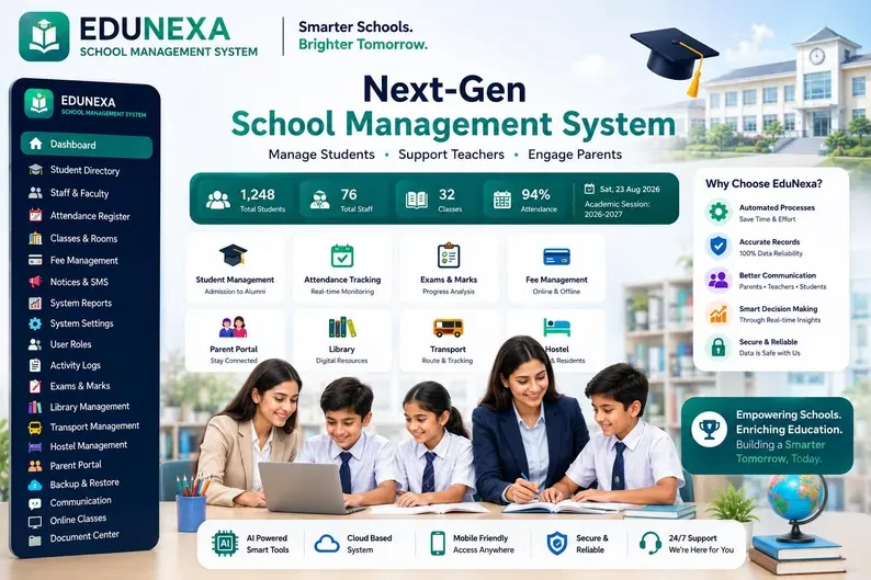 EduNexa - Next-Gen School Management System