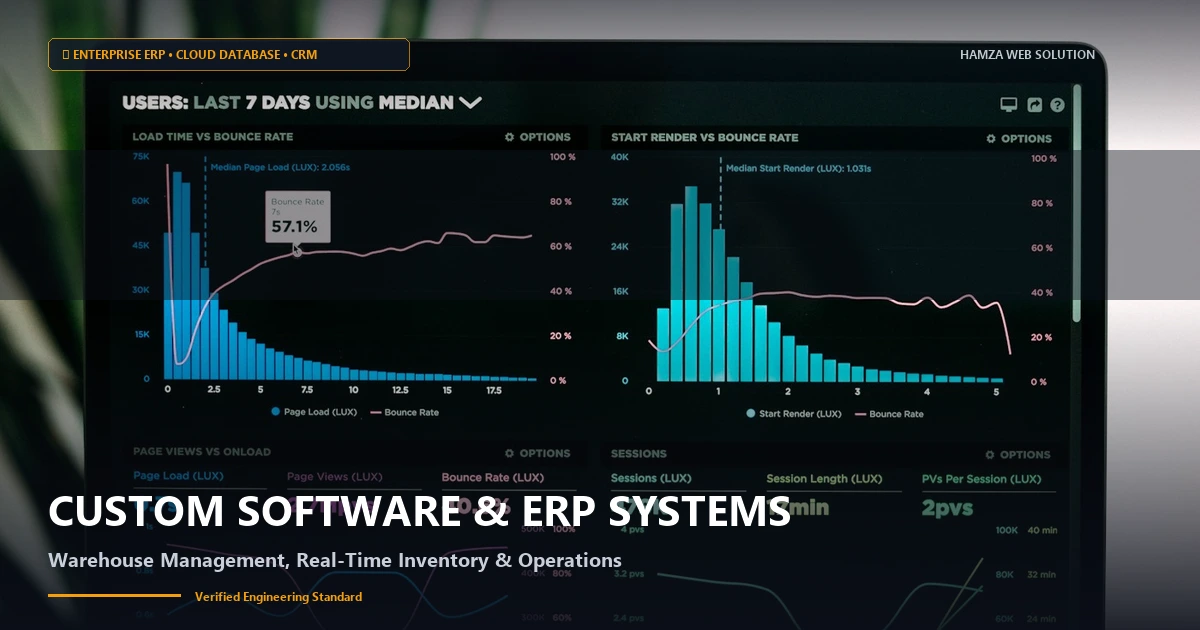 Custom Business Software &amp; ERP Development - Hamza Web Solution